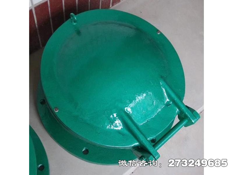 岚山铸铁圆形拍门
