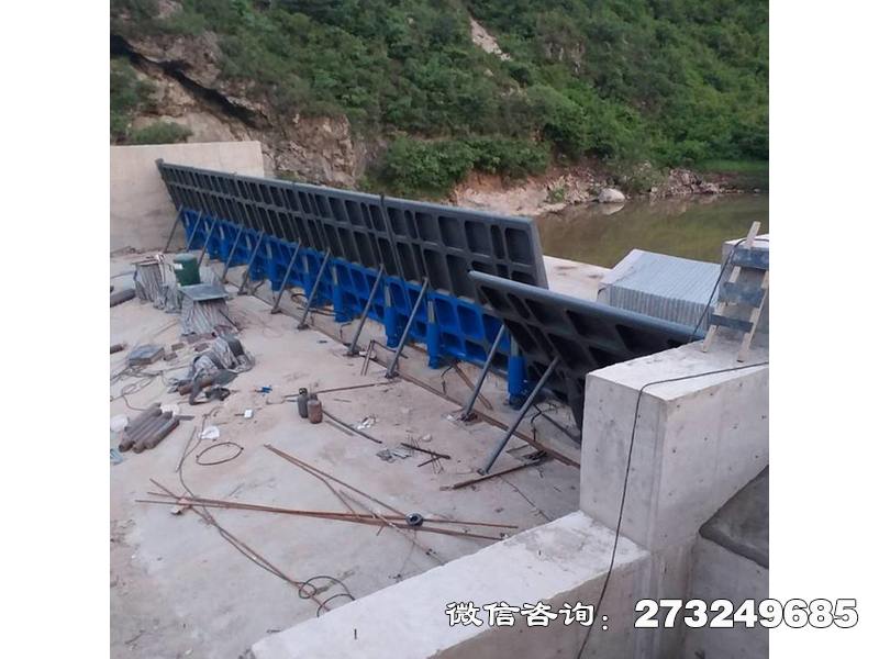 岚山活动拦水液压钢坝